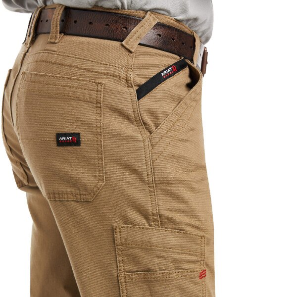 Ariat FR M5 Straight Stretch DuraLight Canvas Stackable Straight Leg Khaki Pant